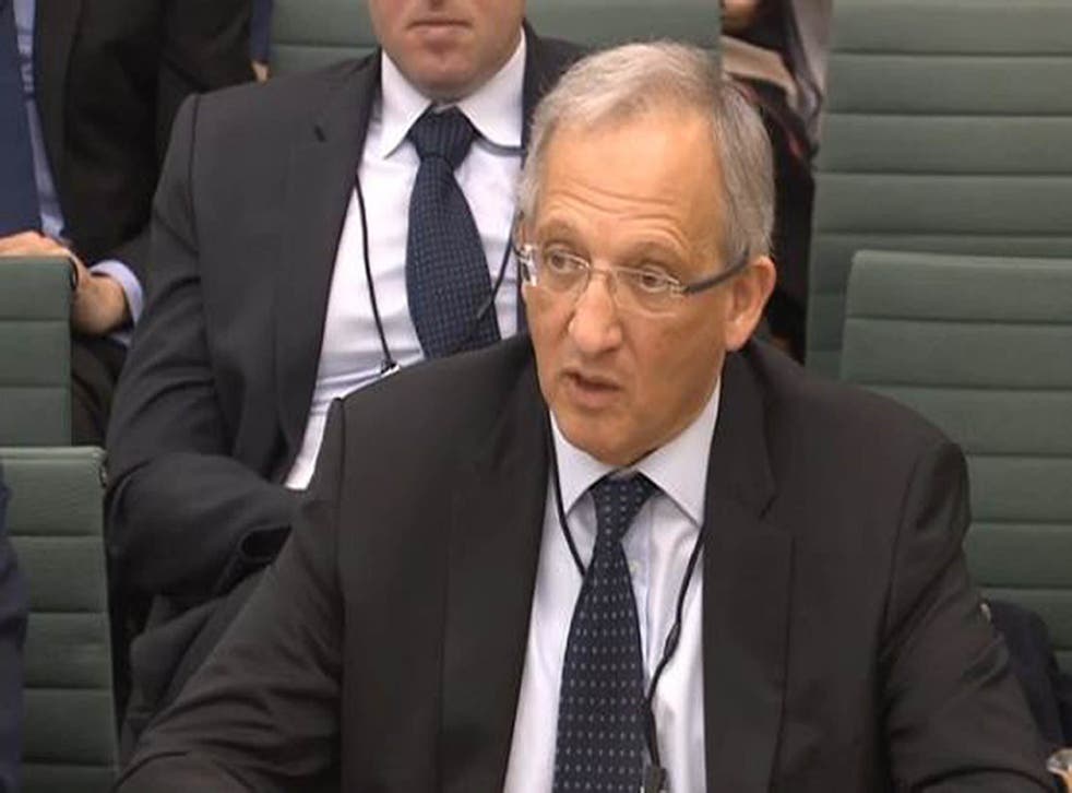 Sir Jon Cunliffe was speaking to Lords on the Economic Affairs Committee. (PA)