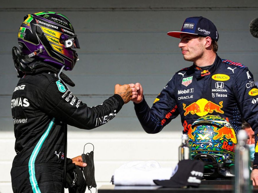 Lewis Hamilton and Max Verstappen have at times been acrimonious rivals