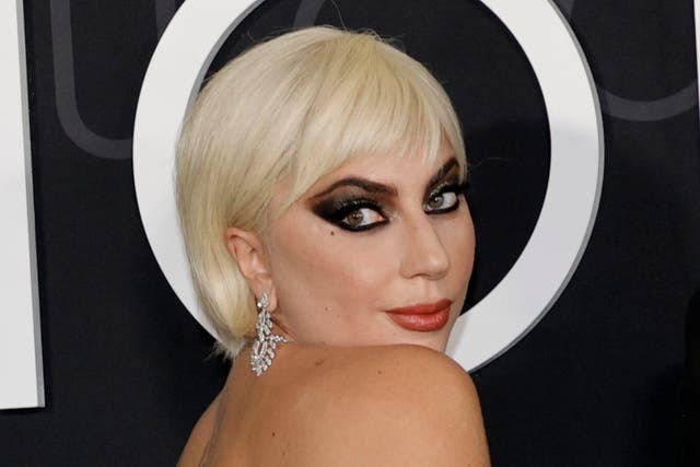 <p>Lady Gaga at the premiere of ‘House of Gucci’ </p>