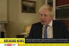Boris Johnson offers extra help to France to crack down on people-smuggling gangs