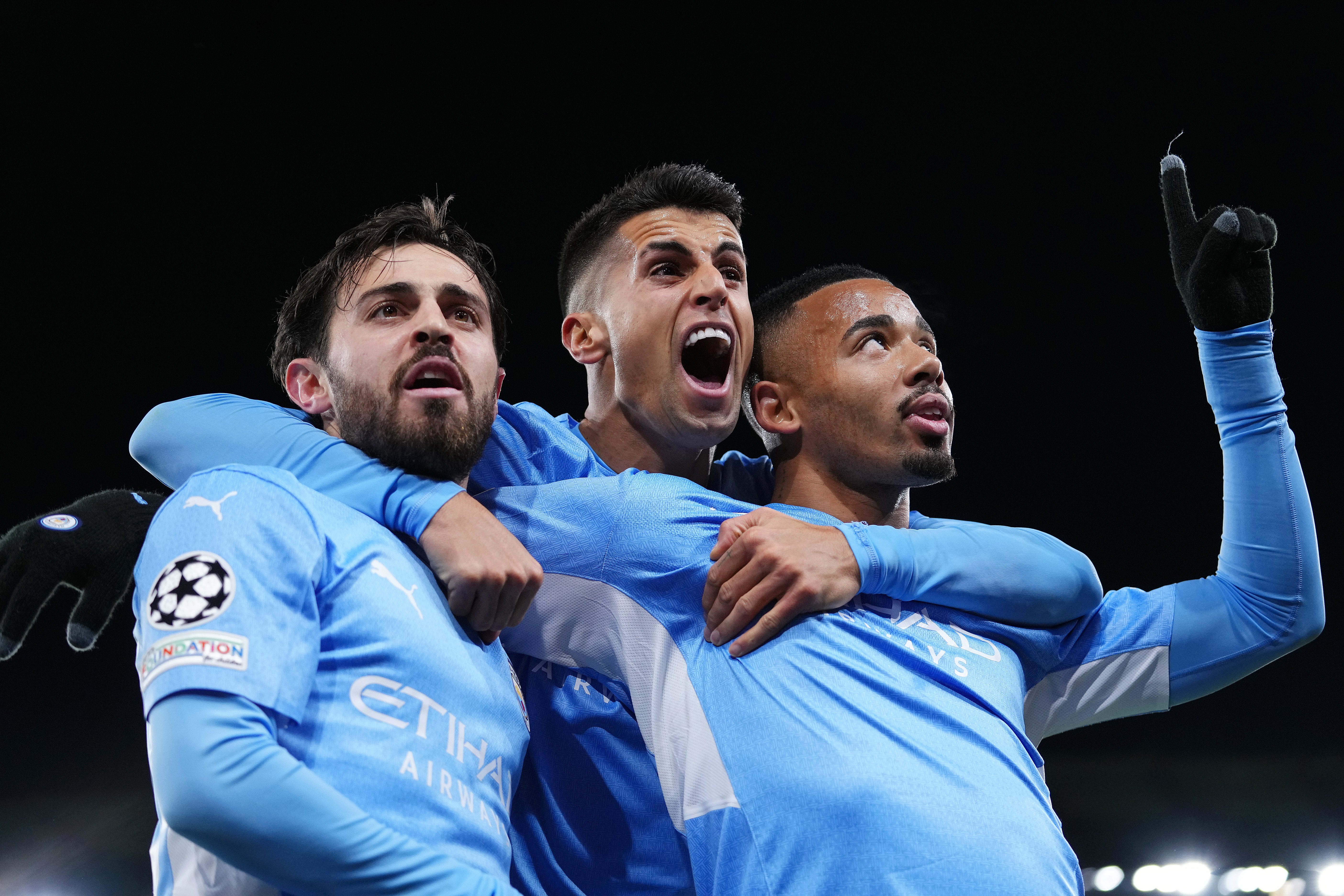 City celebrate taking the lead