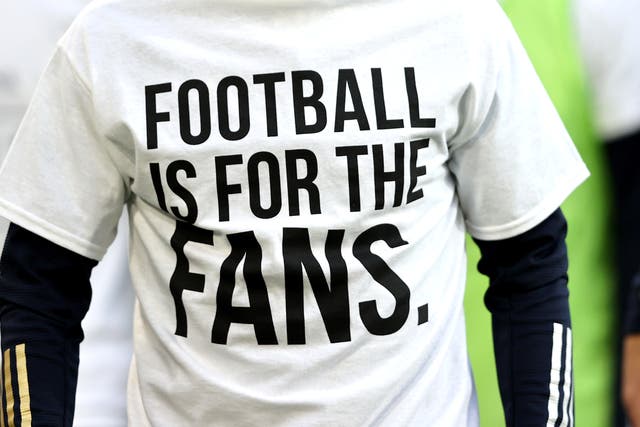 Football’s fan-led review has made its recommendations (Clive Brunskill/PA).
