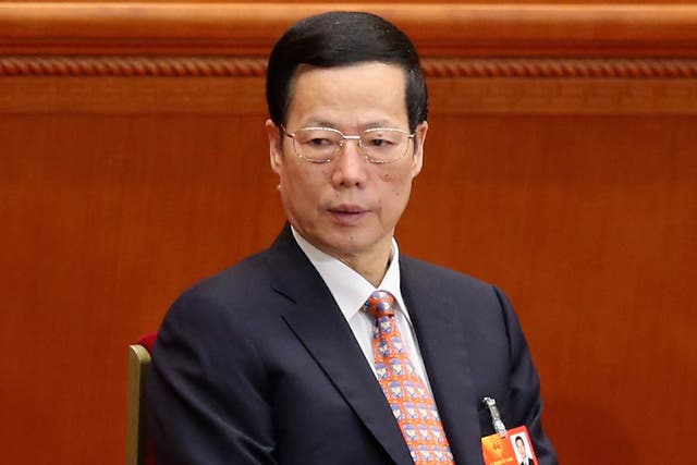 <p>File photo: Former Chinese vice premier Zhang Gaoli has not been seen in public in months </p>