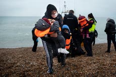 Channel migrants crossing – latest: Johnson calls for joint patrols with France after ‘catastrophic’ drownings