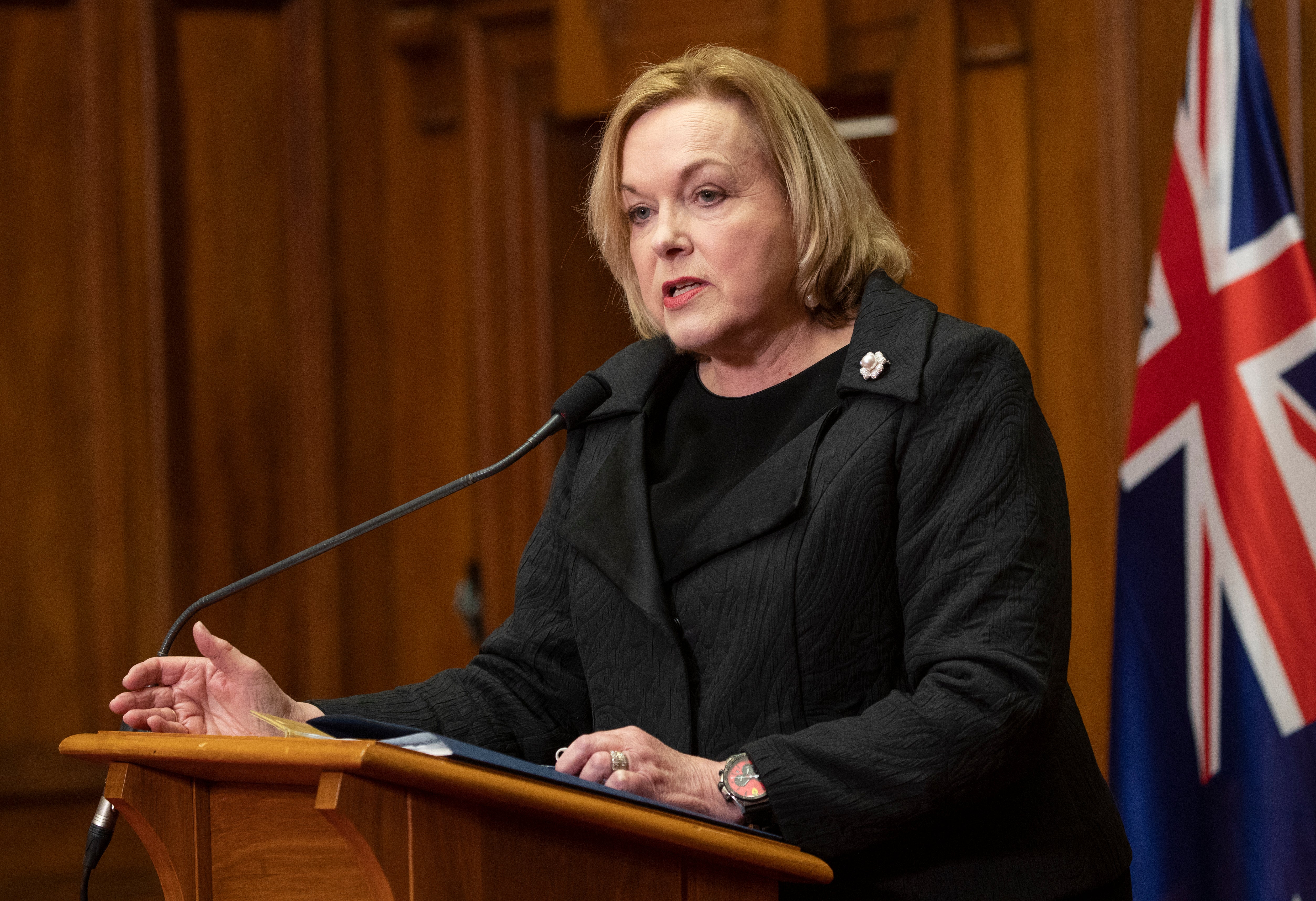 New Zealand’s conservative opposition leader Judith Collins