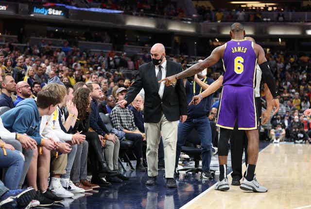 <p>LeBron James had the two fans thrown out </p>