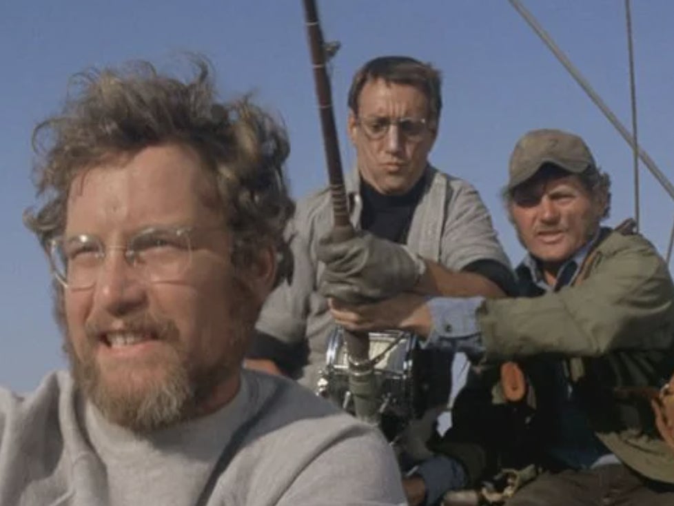 Robert Shaw, Roy Scheider and Richard Dreyfuss in Steven Spielberg’s masterpiece movie