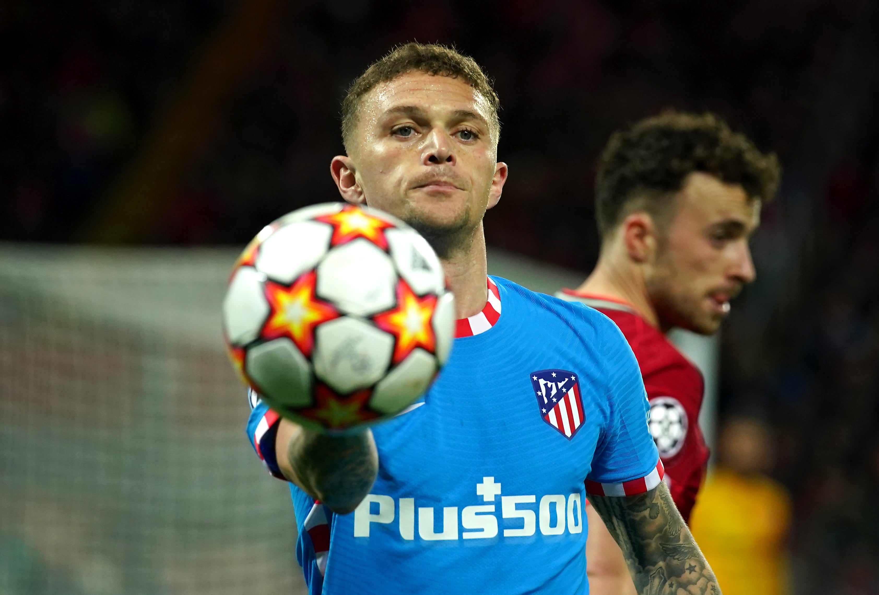 Atletico Madrid’s England full-back Kieran Trippier has been linked with Newcastle (Peter Byrne/PA)