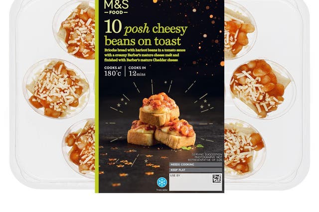 <p>M&S is under fire for selling ‘posh cheesy beans on toast’  for ?5</p>