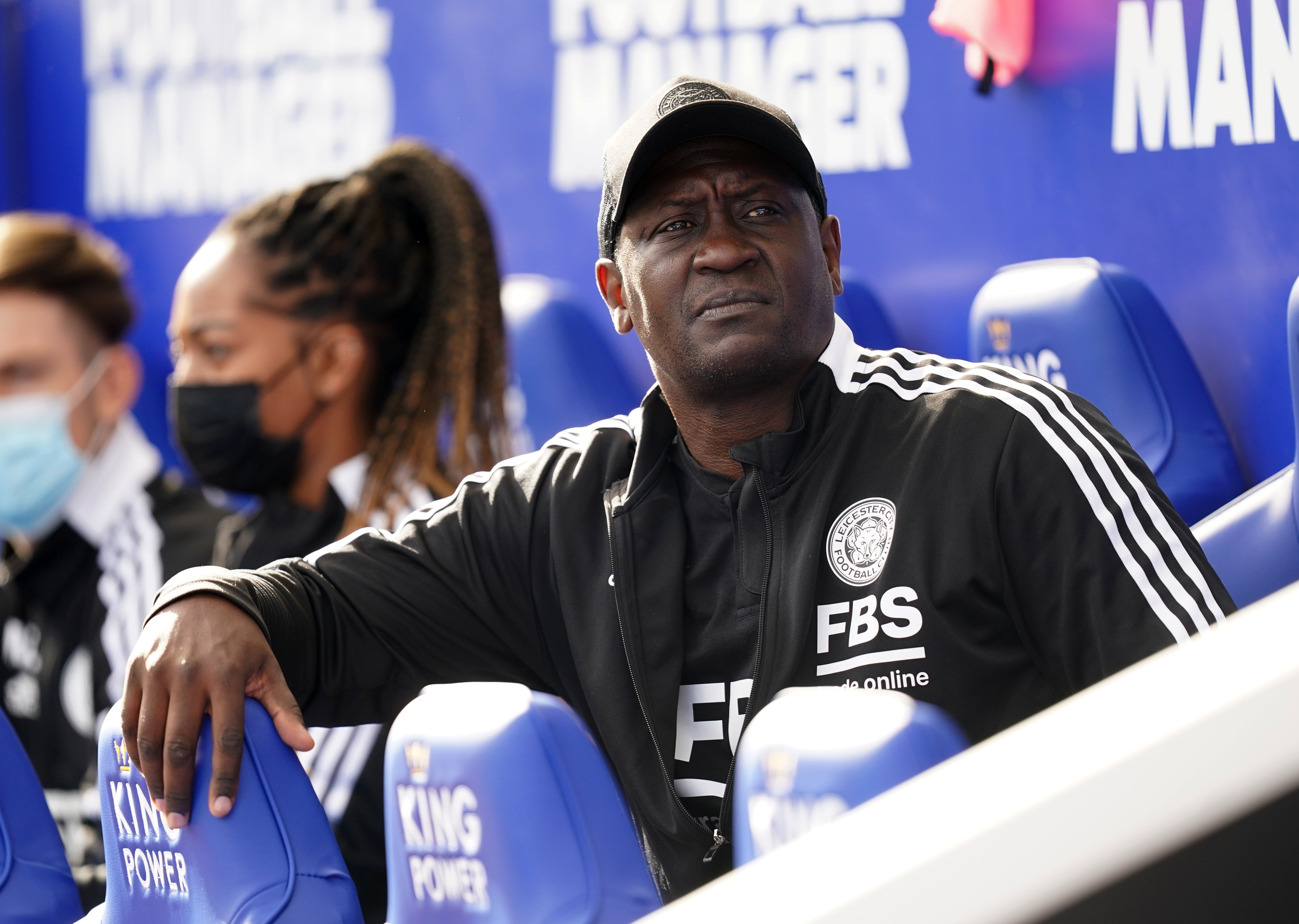 Emile Heskey will oversee Leicester’s training as they search for a new manager (Mike Egerton/PA)