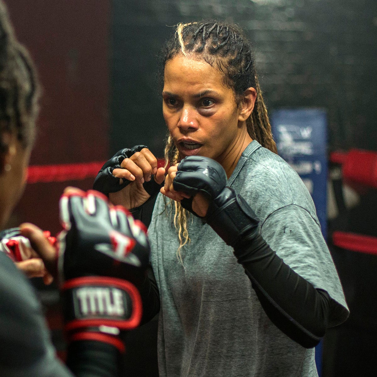 Halle Berry as a beaten-down MMA fighter? Spot the similarity