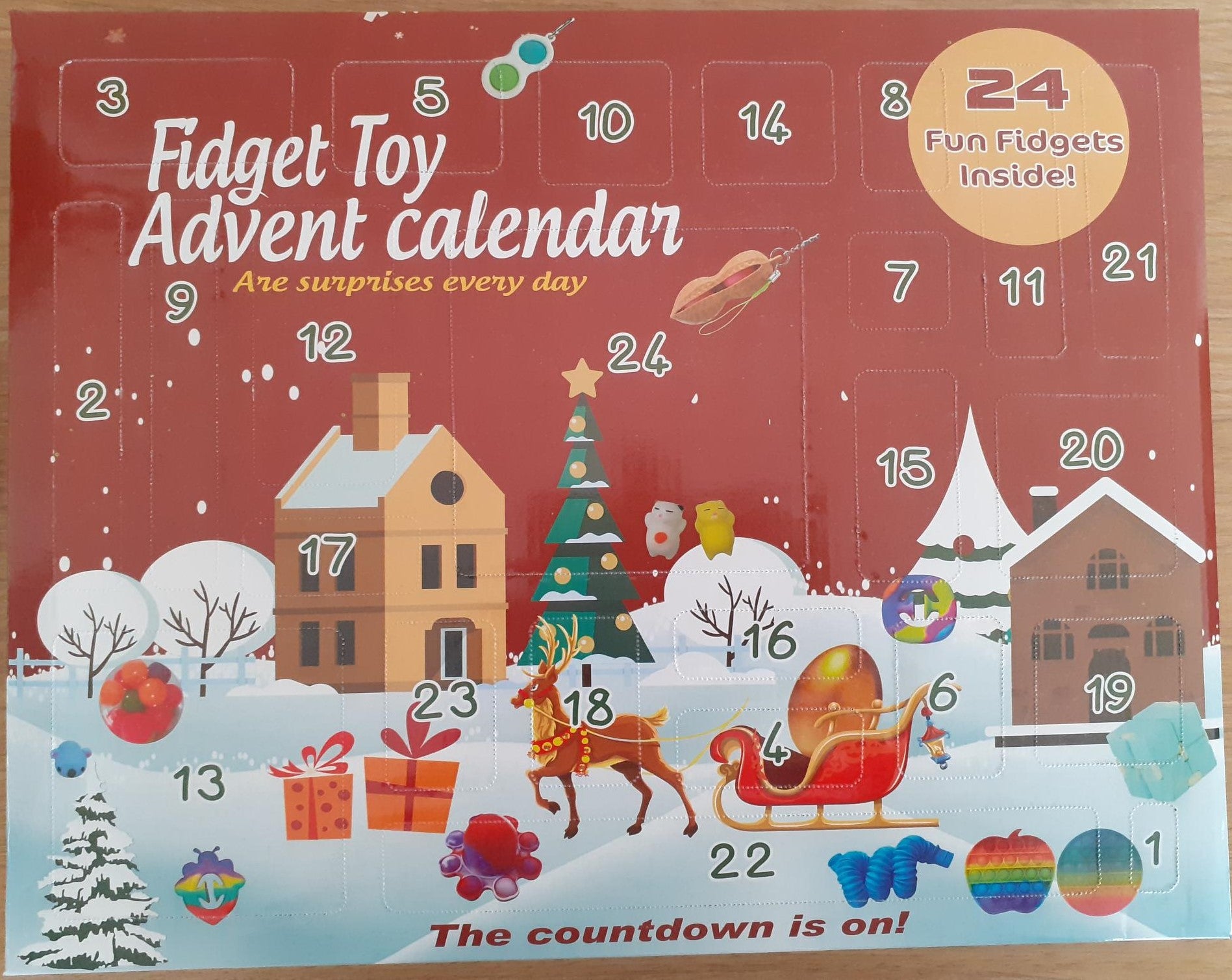 The advent calendar is targeted at children and has been on sale in Scotland