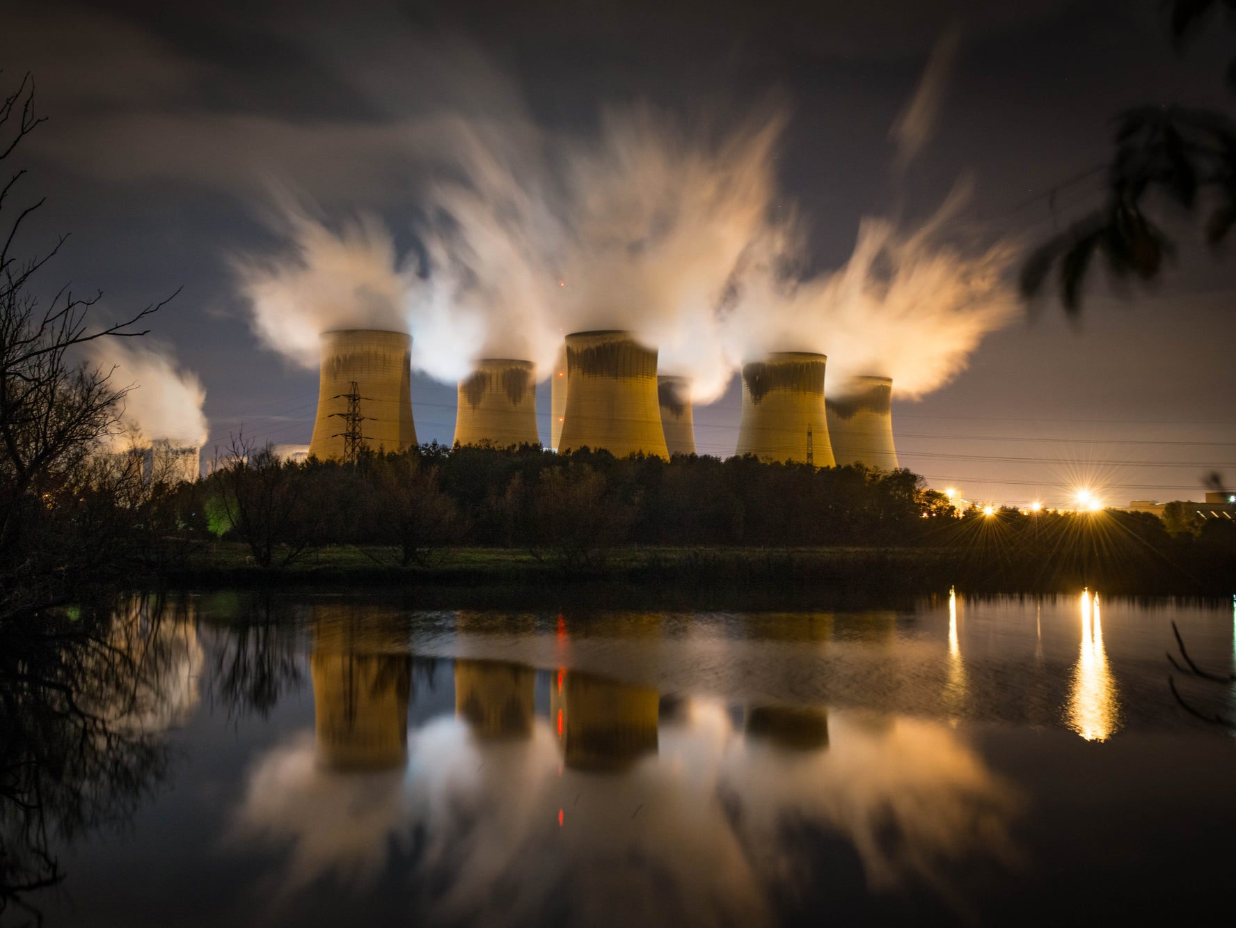 Drax power station releases over 13 million tonnes of CO2 a year from burning wood
