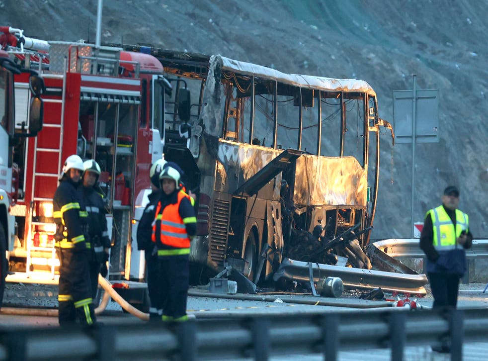BULGARIA-ACCIDENTE DE AUTOBÚS