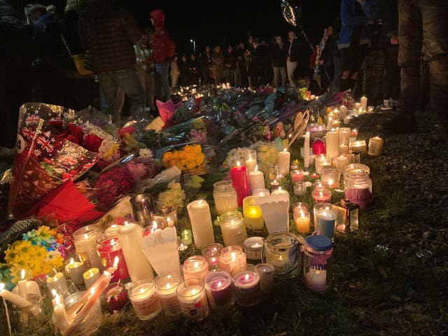 <p>Hundreds gathered for a candelit vigil in tribute to Bobbi-Anne McLeod, 18, who disappeared from a bus stop in Leigham, Plymouth</p>