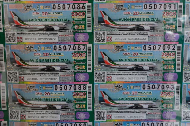 <p>The government of Mexico has sold lottery tickets with a cash prize equal to the value of the presidential airplane</p>