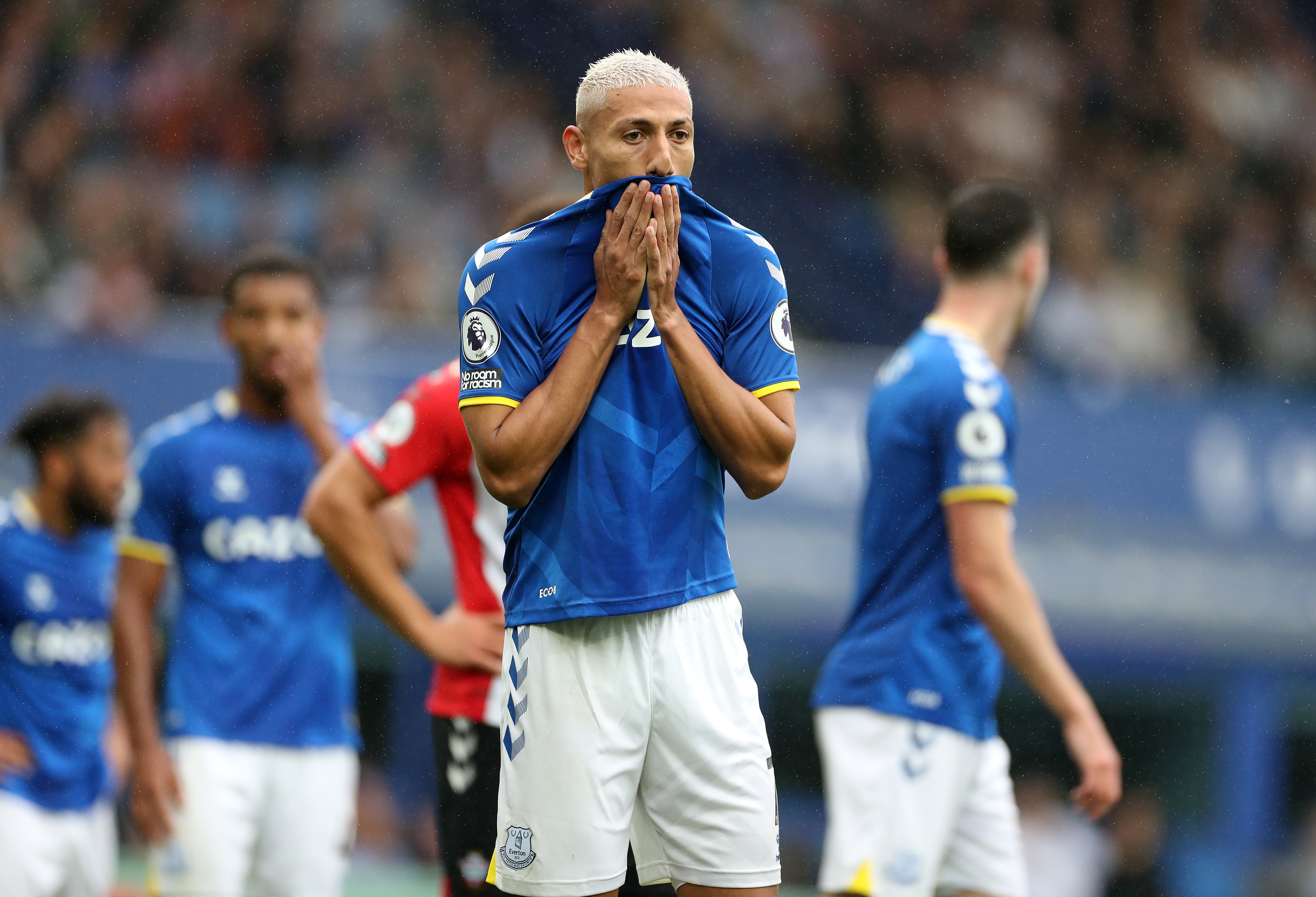 Everton forward Richarlison has been told by manager Rafael Benitez he needs to do a better job of controlling his emotions (Bradley Collyer/PA)