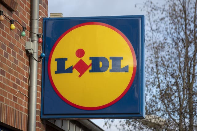 <p>Lidl has revealed a jump in December sales (Steve Parsons/PA)</p>