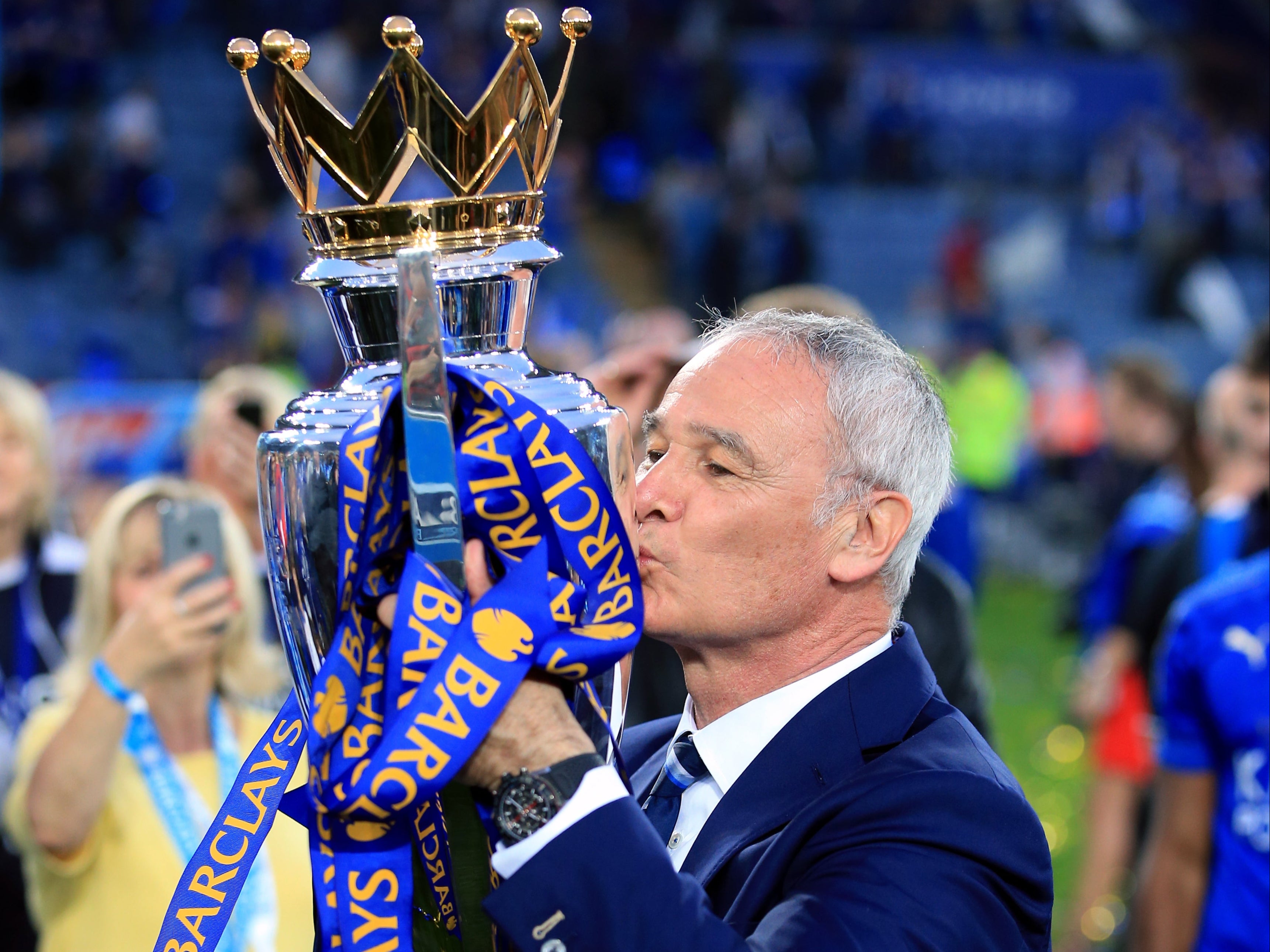 Claudio Ranieri won a shock Premier League title with Leicester