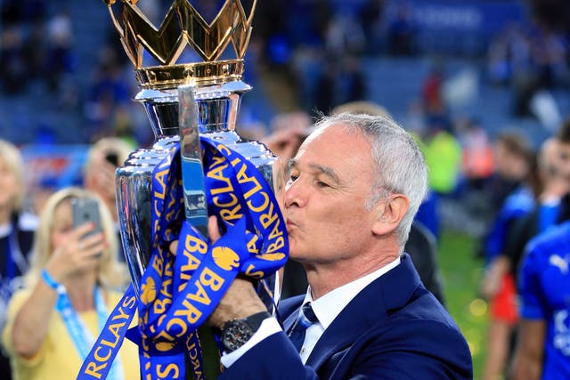 <p>Claudio Ranieri won a shock Premier League title with Leicester</p>