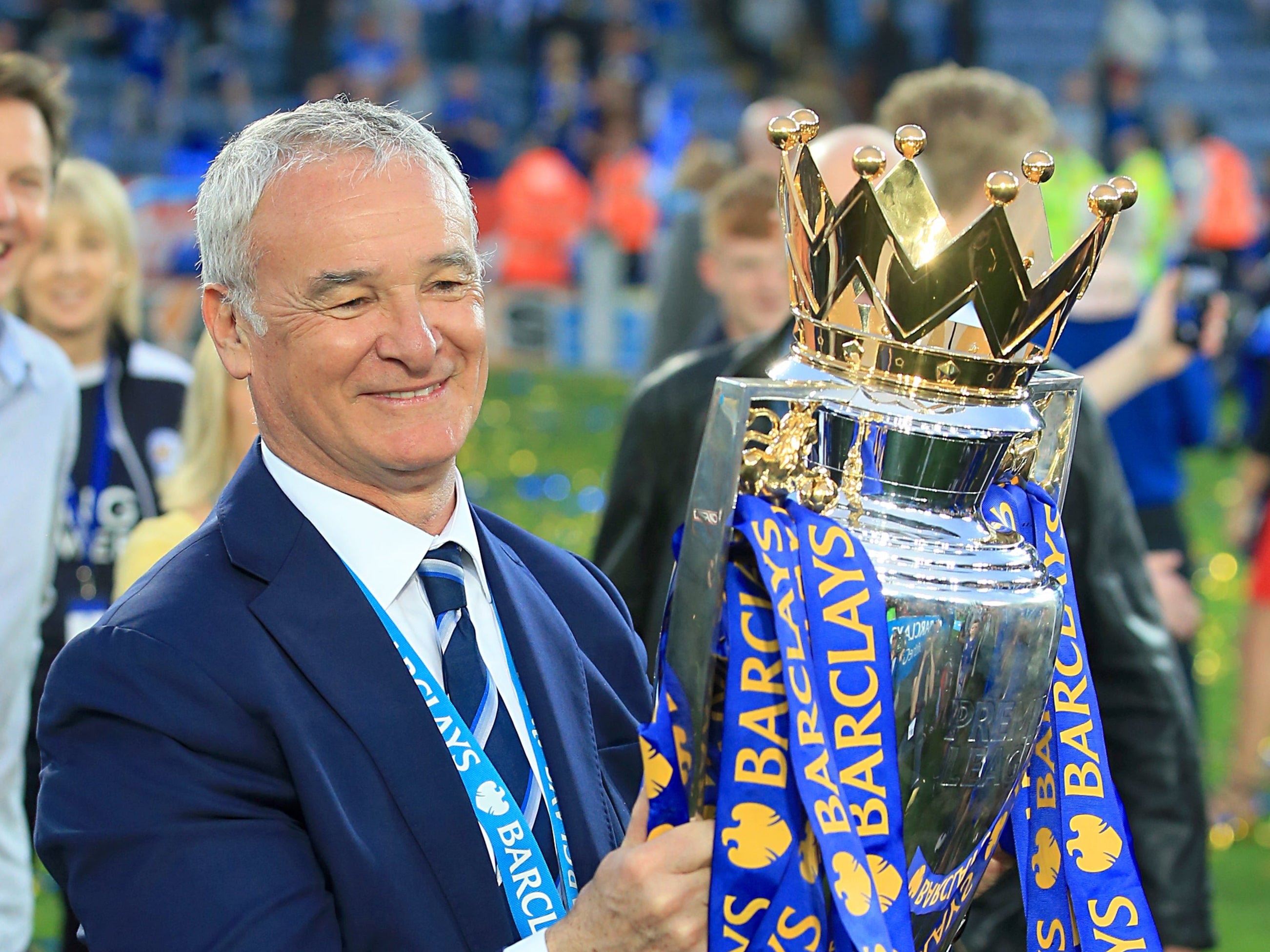 Ranieri won the title with the Foxes