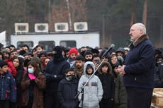 ‘Go through,’ Lukashenko tells migrants at Belarus-Poland border