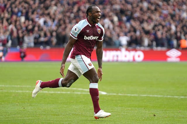 <p>Michail Antonio has given West Ham another dimension in attack (Tim Goode/PA)</p>