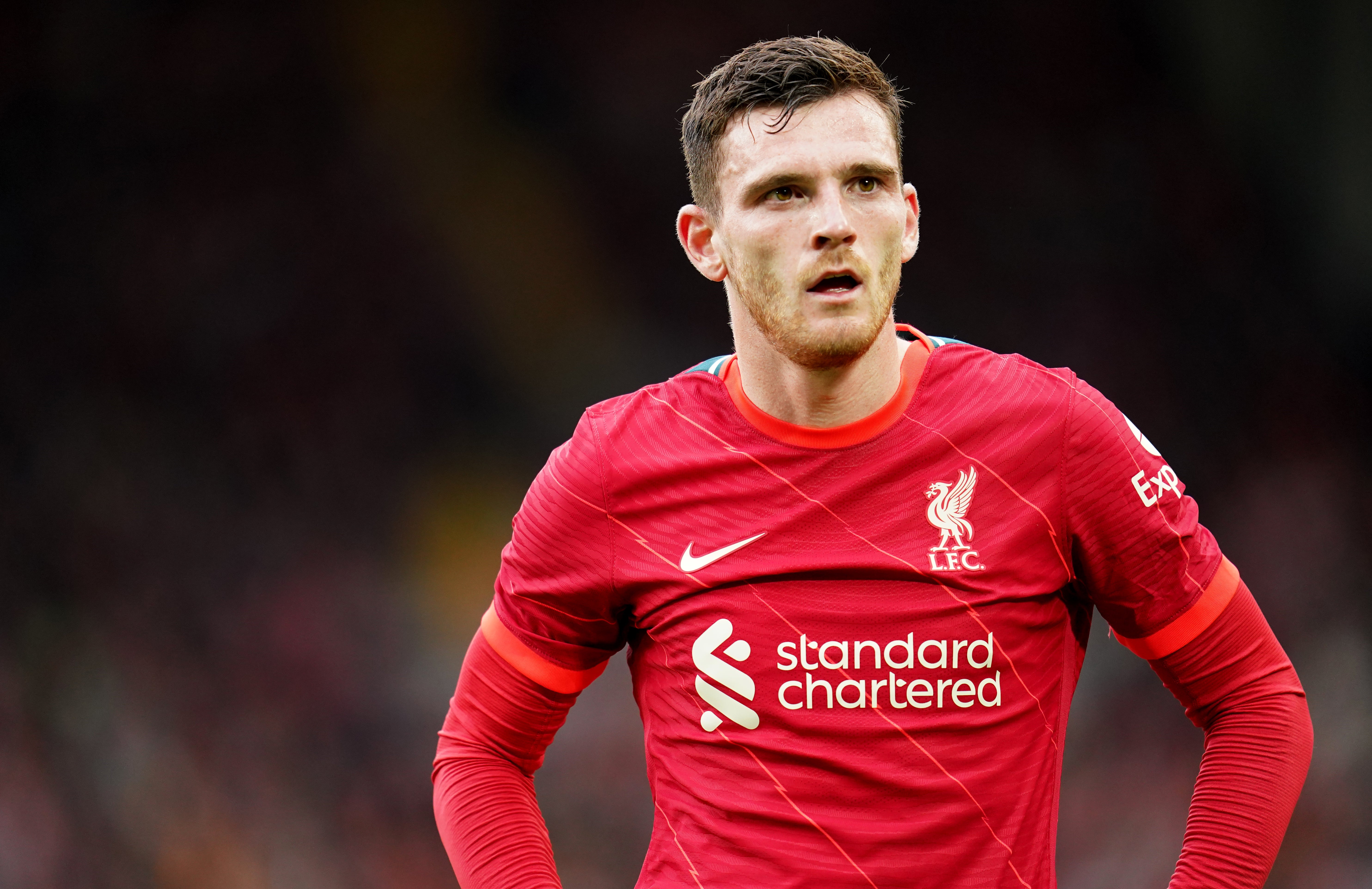 Andy Robertson has been Liverpool’s most over-worked player over the last three years (Nick Potts/PA)