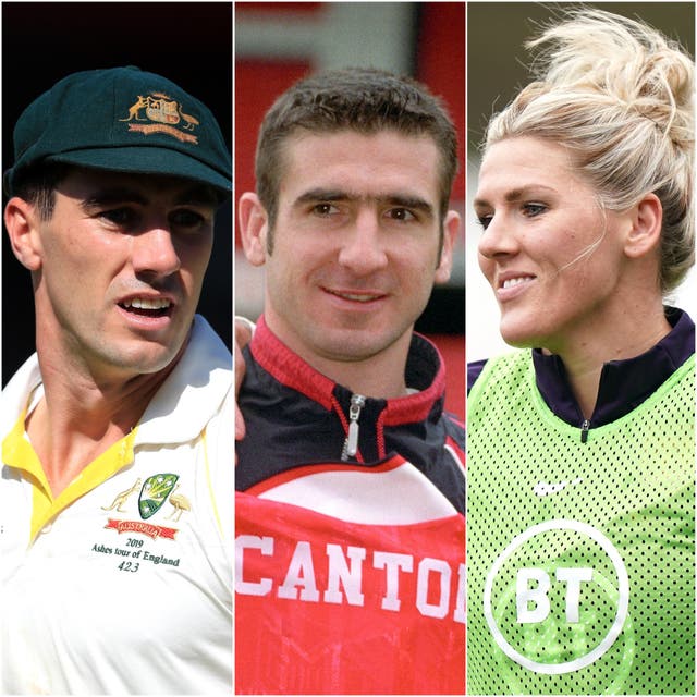 Pat Cummins, left, and Millie Bright, right, have new captaincy roles while Manchester United recalled the arrival of Eric Cantona (Mike Egerton/Malcolm Croft/Tim Goode/PA)