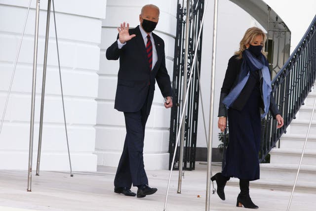 <p>President Joe Biden and first lady Jill Biden</p>