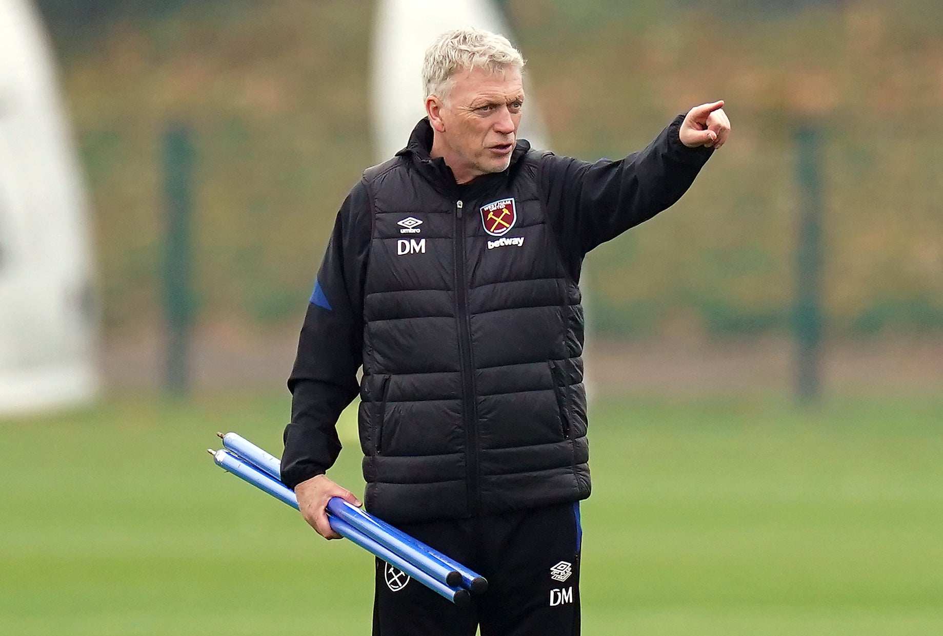 West Ham manager David Moyes believes hard work on the training pitch rather than just the transfer market is crucial to long-term success (Adam Davy/PA)