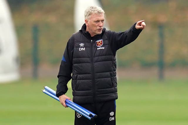 West Ham manager David Moyes believes hard work on the training pitch rather than just the transfer market is crucial to long-term success (Adam Davy/PA)