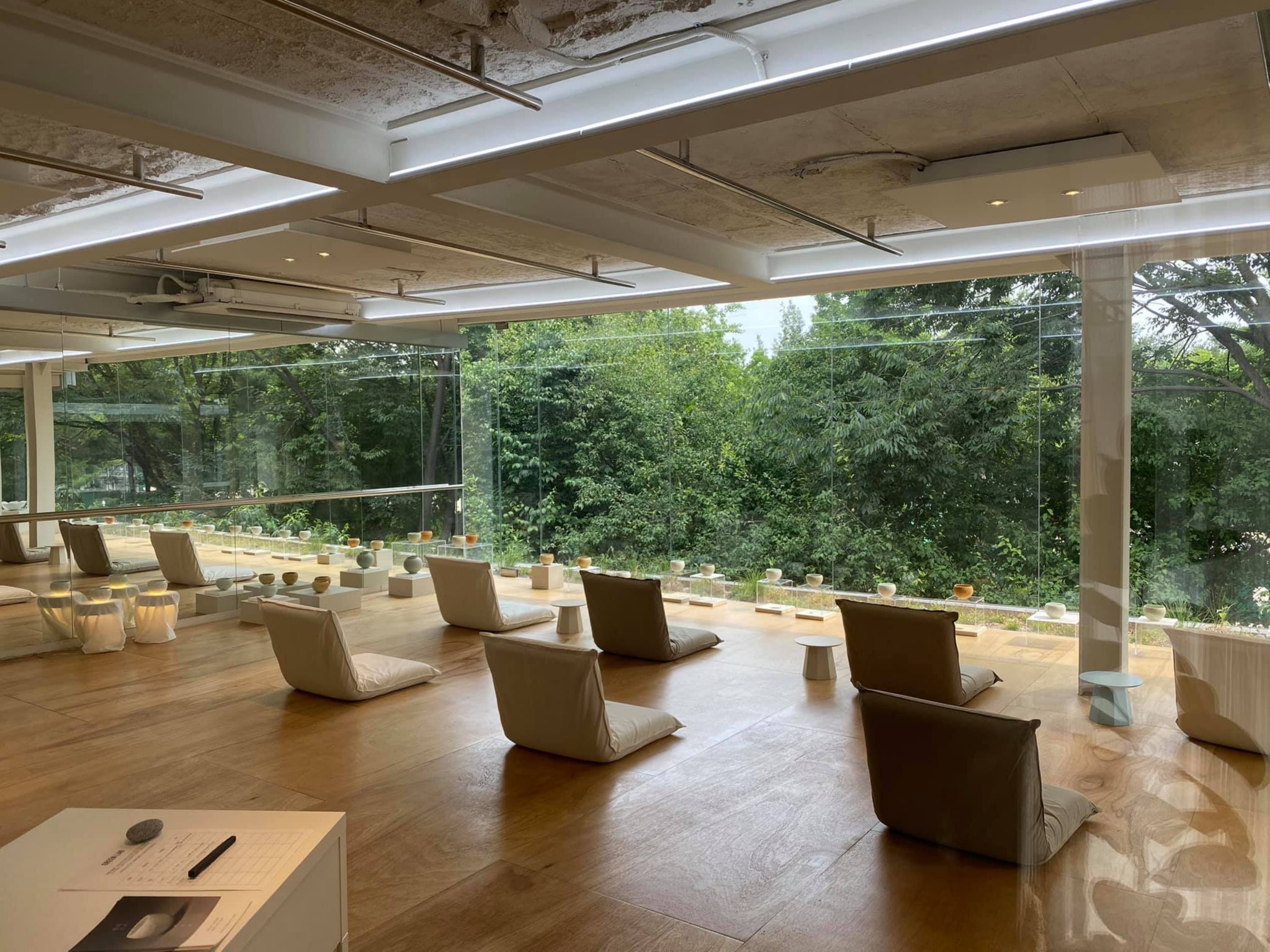 The Green Lab cafe near Seoul Forest allows customers to book a slot to sit in peace and quiet