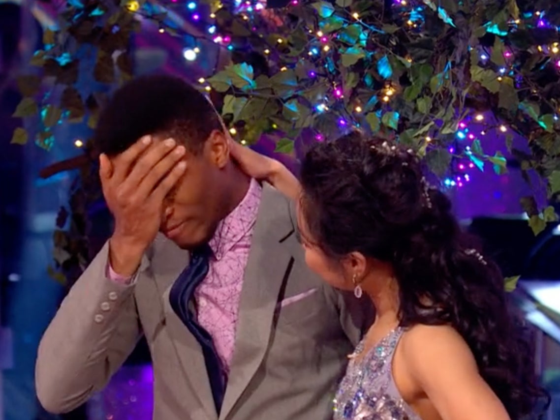 Rhys Stephenson was tearful after his ‘Strictly’ performance