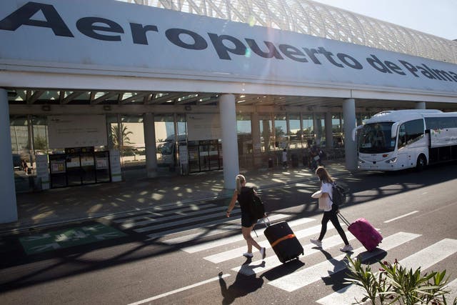 <p>Palma de Mallorca airport in a file photo from 2020</p>
