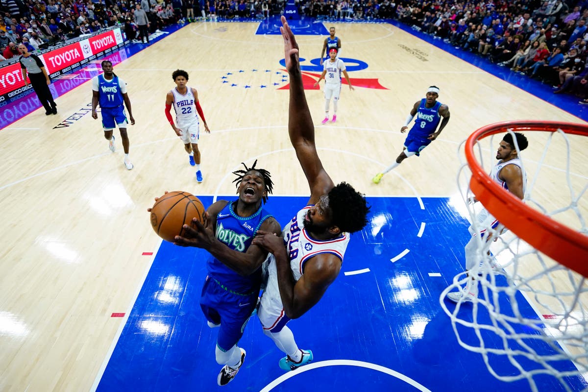 Minnesota Timberwolves eclipse Philadelphia 76ers in double overtime