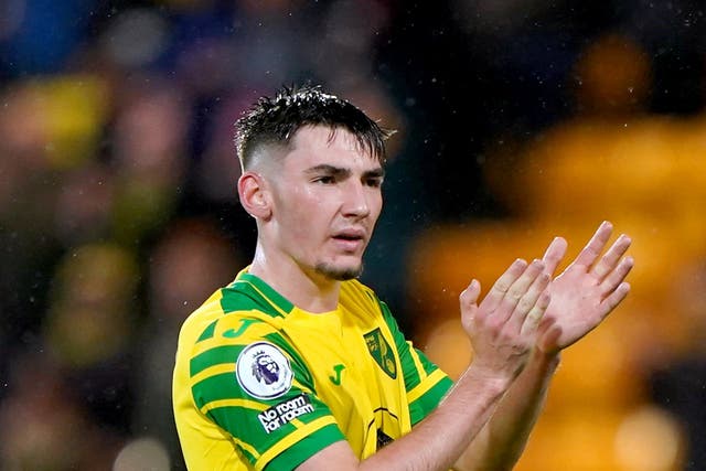 Billy Gilmour says he is “loving football” under new Norwich boss Dean Smith (Joe Giddens/PA)