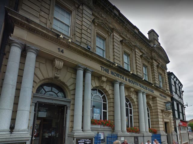 <p>The North and South Wales Bank pub in Wrexham – closed temporarily </p>