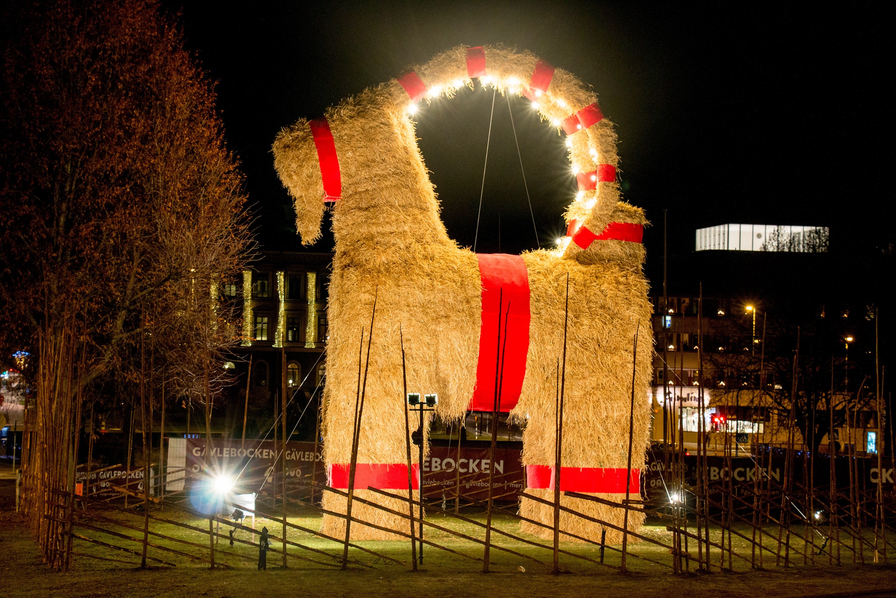 Sweden's straw goat famed for arson attacks has returned – and people are  already wondering if it'll survive | indy100