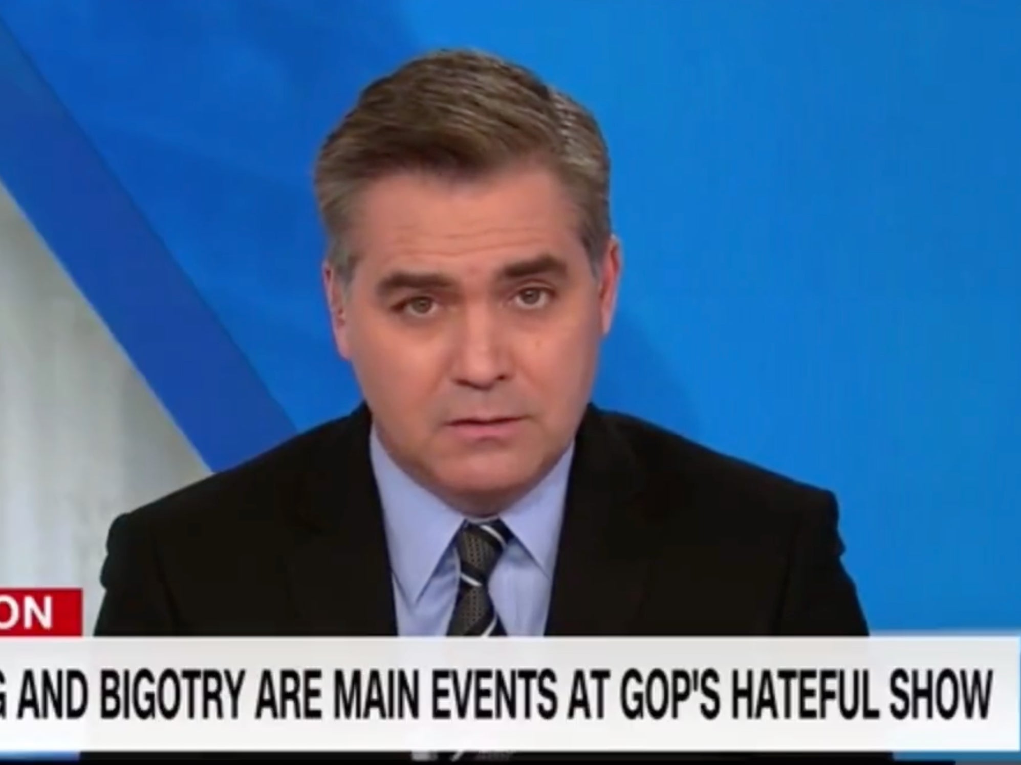 <p>CNN anchor Jim Acosta attacks Republicans and House minority leader Kevin McCarthy </p>