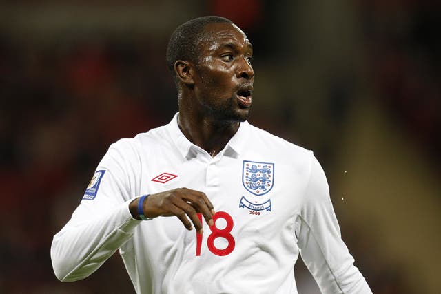 Former Chelsea and West Ham striker Carlton Cole pictured during his England career (Sean Dempsey/PA)