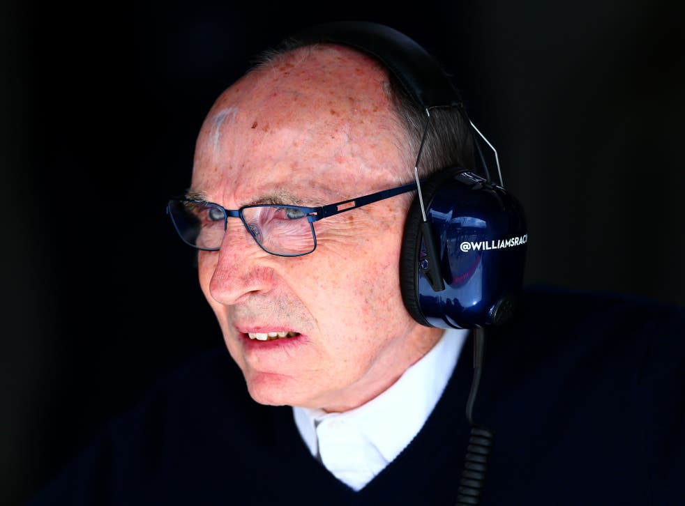 <p>Sir Frank Williams, founder of the Williams F1 team</p>