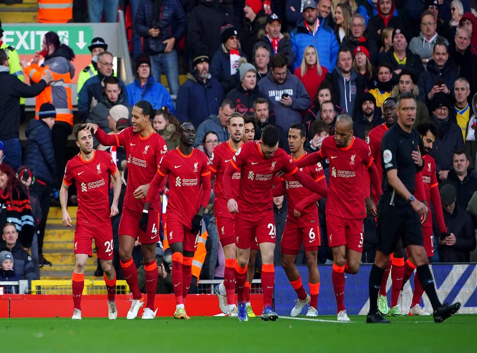 Liverpool have been in prolific goalscoring form (Peter Byrne/PA)