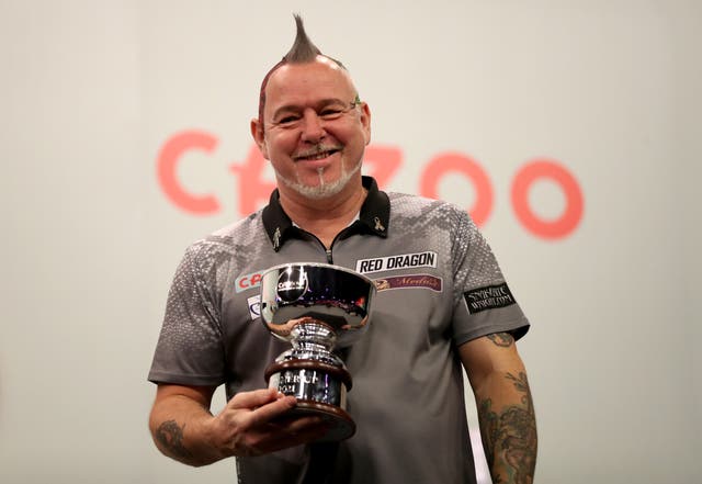 Peter Wright had finished runner-up trophy at last week’s Grand Slam of Darts (Bradley Collyer/PA)