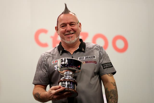 Peter Wright had finished runner-up trophy at last week’s Grand Slam of Darts (Bradley Collyer/PA)