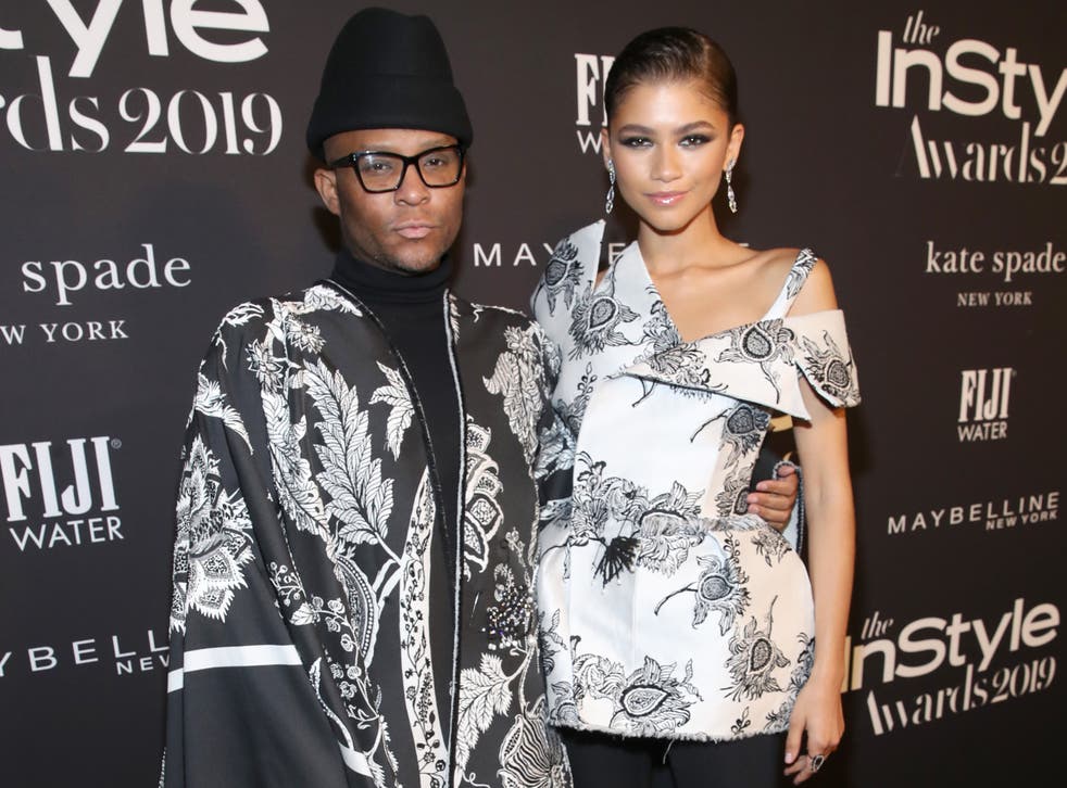 <p>File: Law Roach and Zendaya attend the Fifth Annual InStyle Awards at The Getty Center on October 21, 2019 in Los Angeles, California</p>