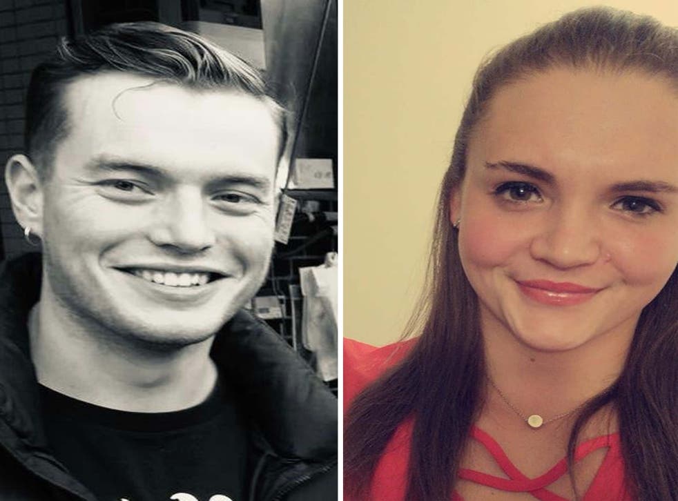 Jack Merritt, 25, and Saskia Jones, 23, were killed in the incident (handouts/PA)