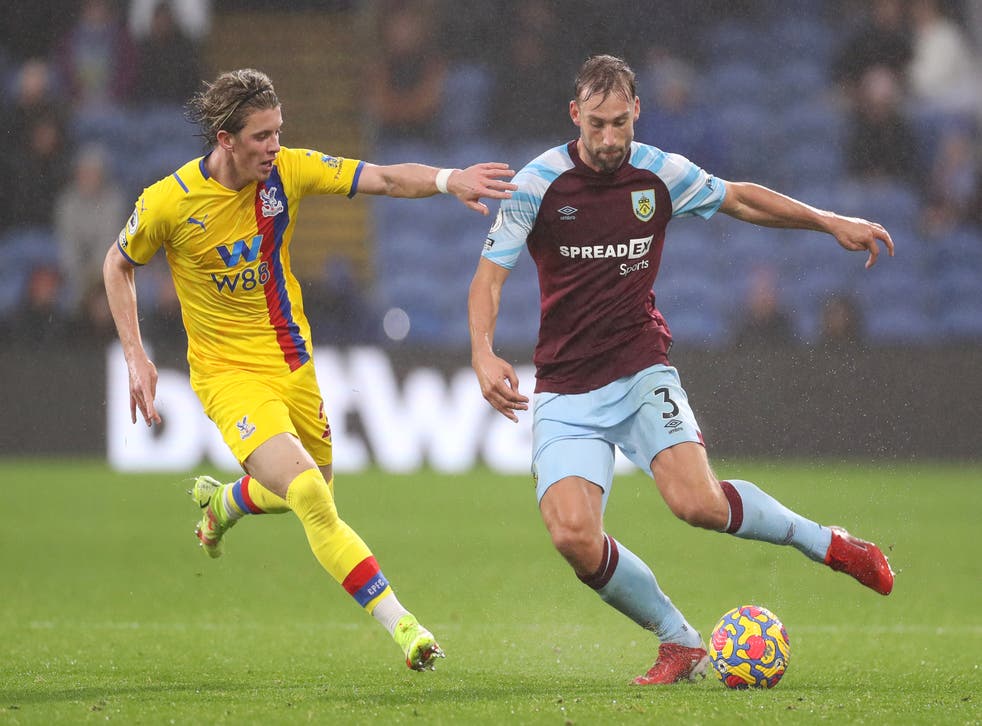 <p>Taylor has yet to score since arriving at Turf Moor</p>
