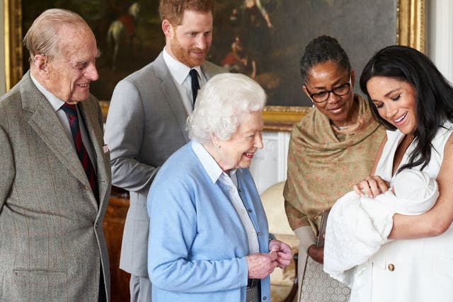 <p>Meghan and Harry’s son Archie meets his extended family</p>