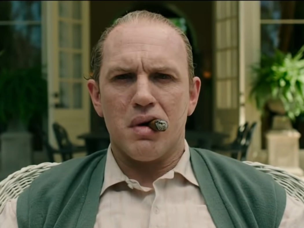 Tom Hardy como Al Capone em 'Capone'